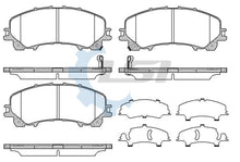 Load image into Gallery viewer, Front Brake Pad and Disc Rotor Set for Nissan XTrail T32 2.5L 03/2014on 7 Seater