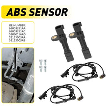 Load image into Gallery viewer, 4X Front Rear Left&amp;Right ABS Wheel Speed Sensors For Jeep Wrangler JK 2007-2017