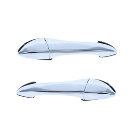Door Handle Outer for BMW X5 E53 00-07 Set of 2 Chrome REAR LH+RH