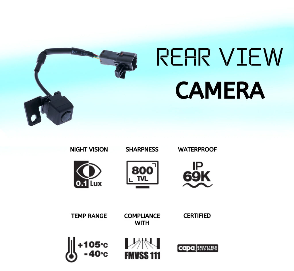 Tailgate Reverse Camera 4 pin OE Connector for Isuzu D-Max 12-16