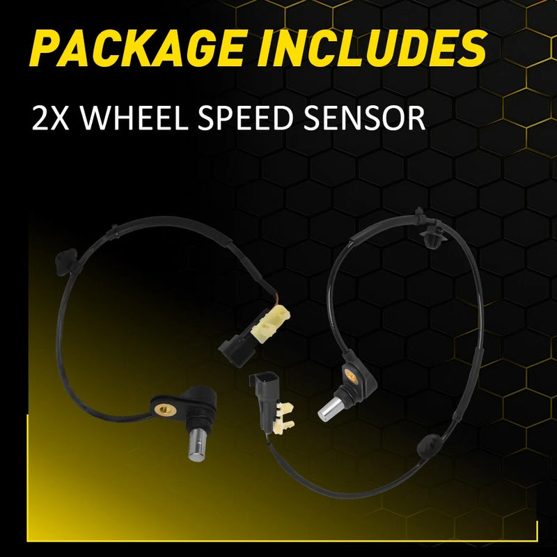 2x Rear ABS Wheel Speed Sensors 2-Pin for Ford Ranger PX 3.2L 2011-2022