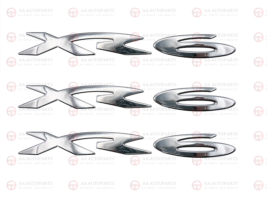 XR6 Badge Set For Ford Falcon BA BF FG - Rear Boot or Side Skirt Emblem X3 PCS