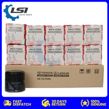 Load image into Gallery viewer, Toyota Genuine Oil Filter 90915-YZZN2 x10 Aus ref: z386 90915-YZZE1