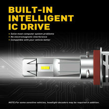 Load image into Gallery viewer, 2-10x AUXITO H8/H9/H11 White LED Headlight 6500K Lights Bulb Headlamp Durable A2