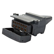 TAG 12 Pin Flat Trailer Socket with Reed Switch UNT012RS