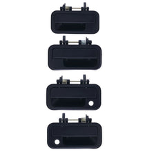 Load image into Gallery viewer, 4pc Front Rear Left &amp; Right Outer Door Handle Black For Holden Rodeo TF 1988-03