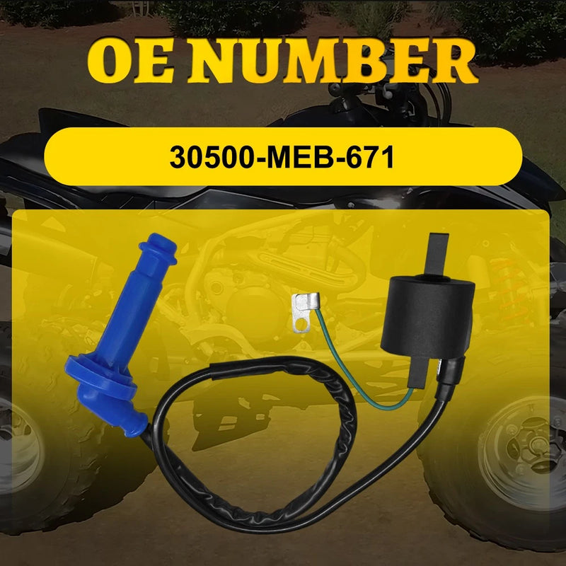 Ignition Coil 30500-MEB-671 for Honda TRX450 & CRF450R/X 2002-2014