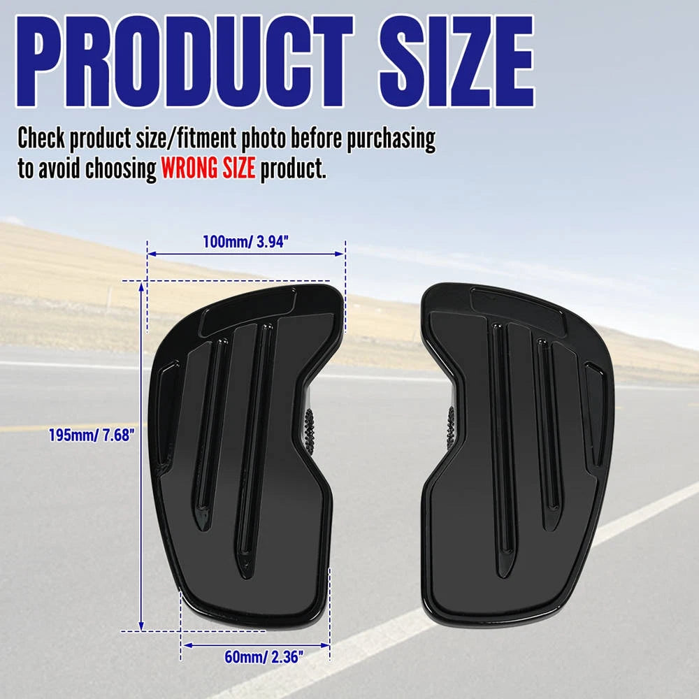 Front Footboard Floorboard For Nightster 975 RH975 2022-2023 Rider Wide Footrest