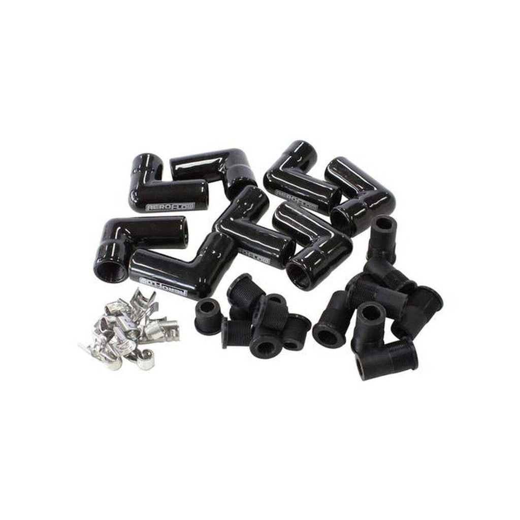 Aeroflow Xpro Boot & Terminal Kit Black 135 Ceramic 8Pk