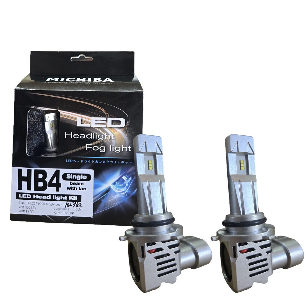 2x 9006 LED Headlight Bulb Globe 12V 27W 1700LM 6500K