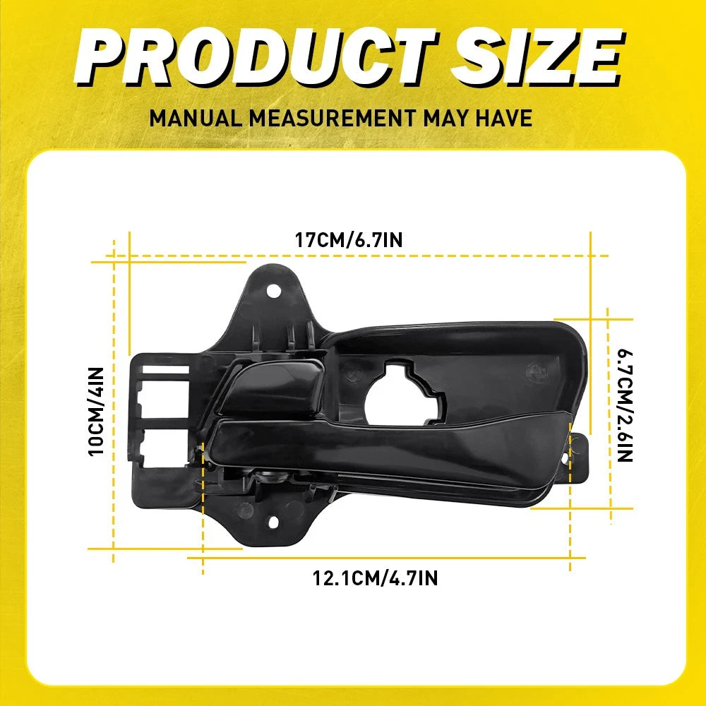 For Hyundai I30 FD 2007-2012 Front Left Passenger Side Inner Door Handle Black