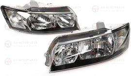 Replacement Black Headlights Pair For Holden Commodore VZ SS SV6 New