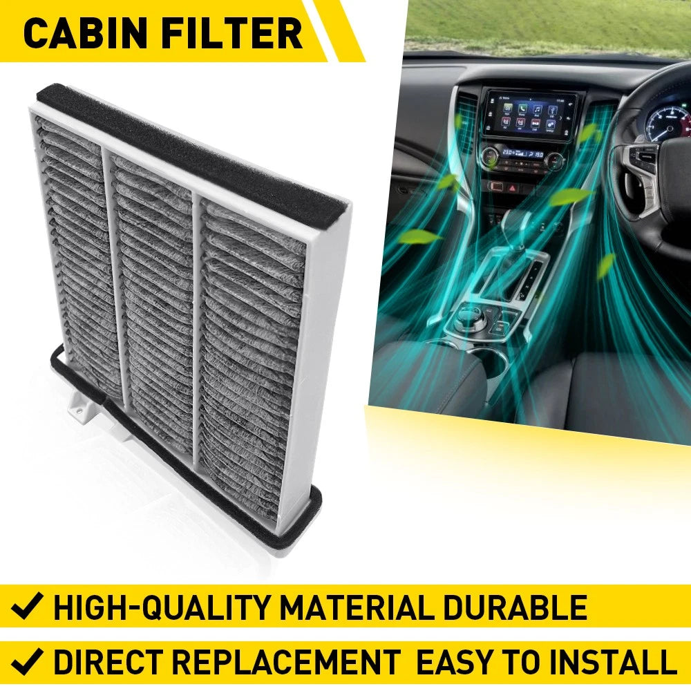 Carbon Cabin Air Filter for Mitsubishi Pajero NM NP NS NT NW NX 2000-19 CAC10100