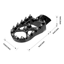 Load image into Gallery viewer, Black Wide Fat Footpegs Foot Pegs For Surron Sur-Ron Light Bee X For Segway X160