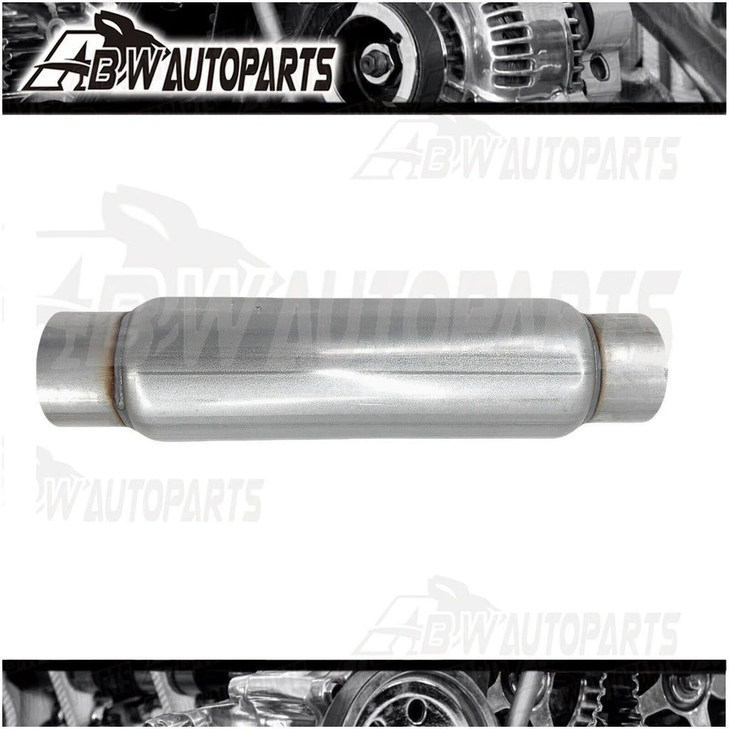 2.5INCH Exhaust Hotdog Resonator Muffler Glass Pack 12" Long High Flow Brand New