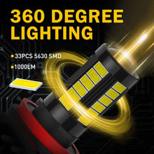 Load image into Gallery viewer, 2-10x AUXITO LED Bulb Fog Light H8 H9 Fog H11 Light 6000K White High Power Lamps