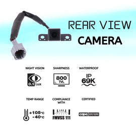 Reverse Camera OE 4 Pin Connector Straight Edge for Hyundai Santa Fe DM 12-15