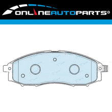 Load image into Gallery viewer, 2 Front Dimple Drilled Slotted Disc Brake Rotors + Pads for Navara D22 4X4