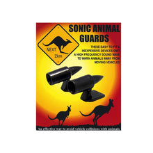 Load image into Gallery viewer, Sonic Animal Repeller Sonic Shoo Whistle Kangaroo Roo 4wd Car Truck Bus Black