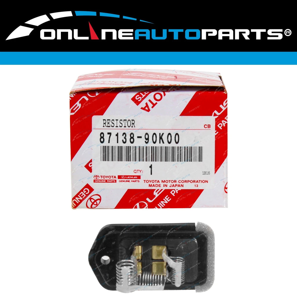 Genuine Toyota Heater Fan Resistor for Landcruiser FZJ78R 4.5L 6cyl 1FZ-FE 99~01