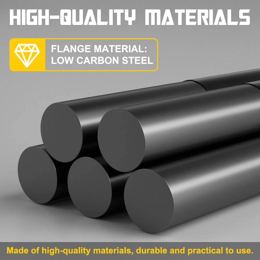 3" 76MM 4 BOLT 304 STAINLESS STEEL UNIVERSAL EXHAUST FLANGE PLATE GASKET KIT 4PC