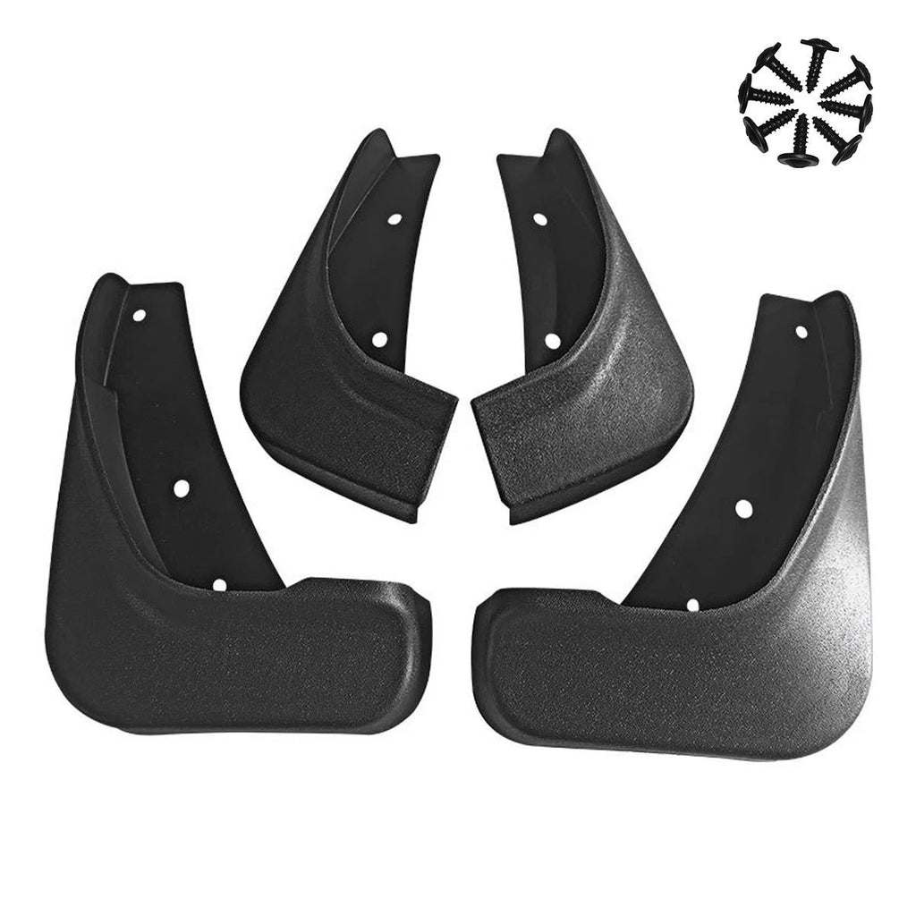 4Pcs Black Mudguards Splash Guards Mud Flaps Mudflaps For Ford Mondeo 2007~2012