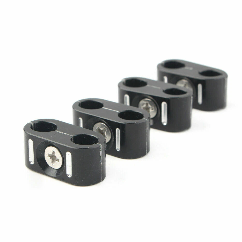 4x Brake Throttle Cable Wire line Clips Holder Clamp Fit for Harley 1984-UP ST