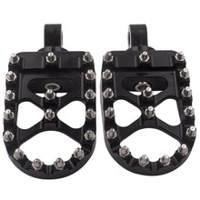 Load image into Gallery viewer, Black Shifter Peg Foot Pegs MX Style Footrest for Harley Sportster DynaTouring