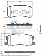 Load image into Gallery viewer, Rear Brake Pads &amp; Disc Rotors Set – Mitsubishi Pajero NM NP 2000-2006 (300mm Vented)