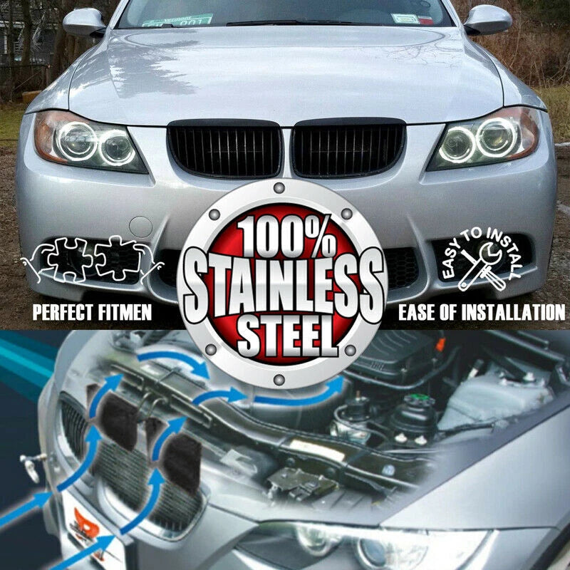 Black Air Scoop for Ram Air Cold Air Intake for BMW 3-Ser E84 E90 E93 E91 E92 ST