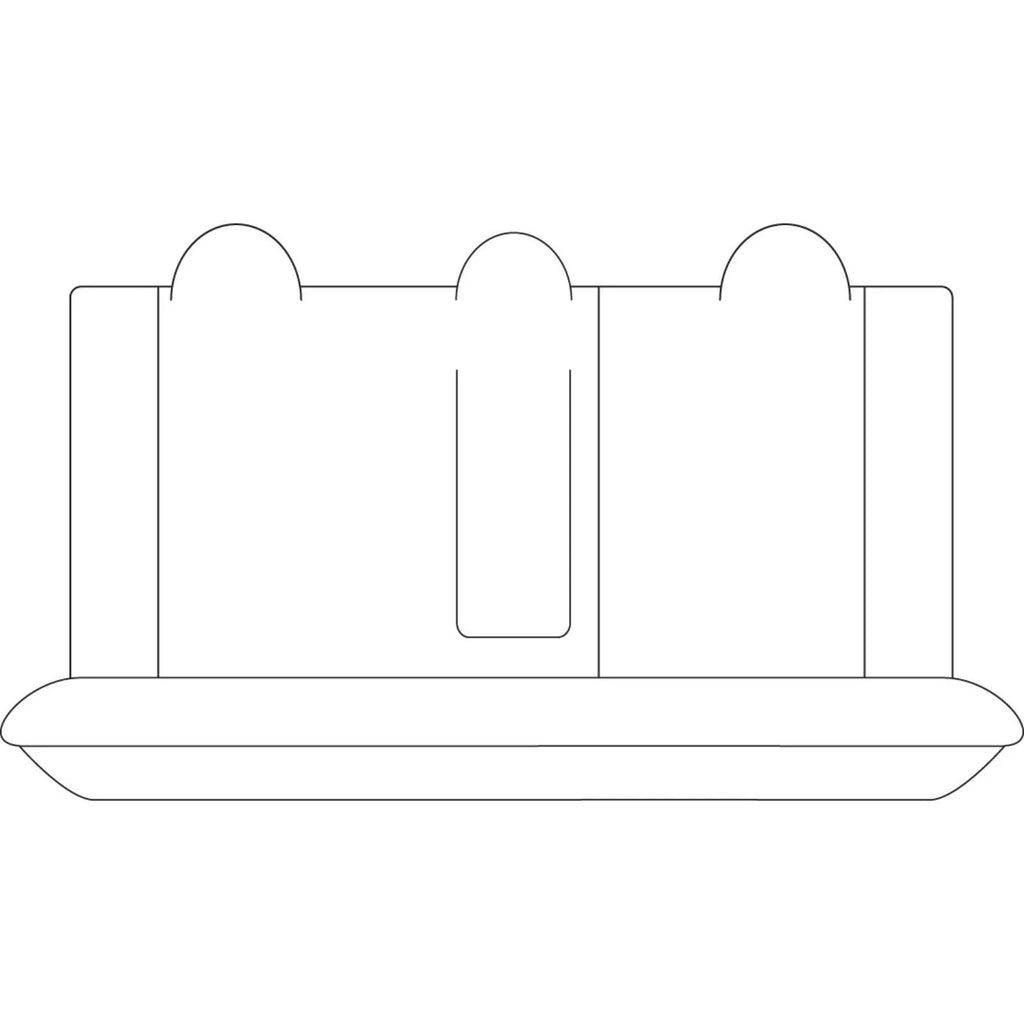 Sperling Weekender Jacquard Rear Black Seat Covers Suits Aurion Camry 2011-20...