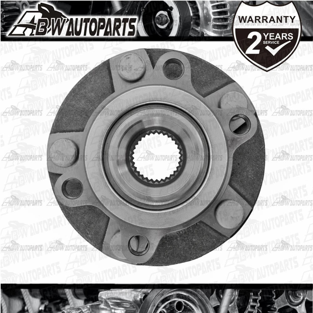 2x Front Left Right Hub Wheel Bearing Kit For X-Trail T31 2.5L 4WD ABS 2007-2014