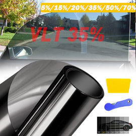 Ceramic Window Tint for Cars: 5%, 15%, 20%, 30%, 35%, 50% Black Silver 50CM 3M
