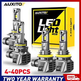 4-40x 30000LM H8 H9 H11 9005 LED Headlight Globes Bulbs Super White 12V NEWA