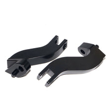 Load image into Gallery viewer, Pair Passenger Foot Peg Mounts Brackets Black For Harley Touring FLHT 93-2023 ST