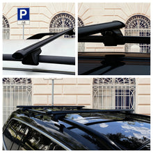 Load image into Gallery viewer, 53" Roof Racks For Nissan X-trail T32 ST-L Cargo Carrier Car Universal BLK