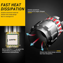 Load image into Gallery viewer, 4x AUXITO BA15S 1156 P21W BRIGHT STOP RED LED CANBUS BREAKE LIGHT BULB Globe A