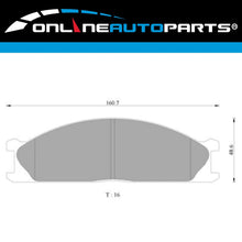 Load image into Gallery viewer, Front Disc Brake Pad Set for Nissan Terrano II WD21 4cyl 2.7L TD27T 1988~1996