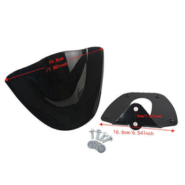 Gloss Black Front Chin Spoiler Air Dam Fairing For Harley Dyna Models 2006-17 ST