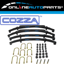 Load image into Gallery viewer, Set of 4 - 50mm Raised Leaf Springs for Suzuki Sierra LJ SJ + Bolts + Bushings