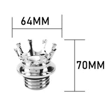 Load image into Gallery viewer, Silver Motorcycle Fuel Tank Gas Cap for Harley Sportster XL 1200 883 48 Dyna 72