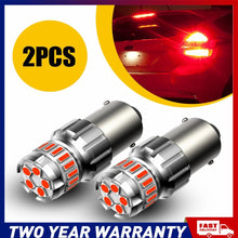 Load image into Gallery viewer, 4x AUXITO BA15S 1156 P21W BRIGHT STOP RED LED CANBUS BREAKE LIGHT BULB Globe A