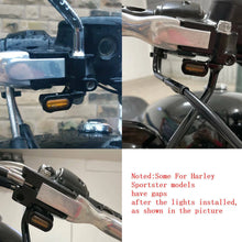 Load image into Gallery viewer, Chrome LED Turn Signal Indicator Running Light For Harley Sportster XL 883 1200