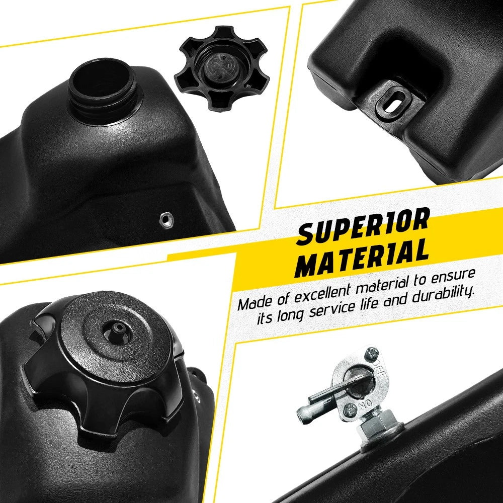 CRF 50 Fuel Tank w/ Fuel Tap Cap Fit 110cc 125cc 140cc 150cc PIT PRO PIT Bike