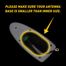 Load image into Gallery viewer, Carbon Fiber Shark Fin Roof Antenna AUTO Car Aerial Radio FM/AM Signal Universal