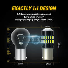 Load image into Gallery viewer, AUXITO Super Bright LED 1156 7506 Reverse Backup Light White Bulb 2PC 6000K AU