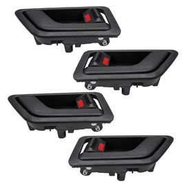 4-40X Left Right Side Inner Door Handle Black For Hyundai Getz Hatchback 2005-11