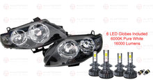 Load image into Gallery viewer, LED Black Headlights Pair Ford Falcon FG XT G6 G6E SERIES 1 &amp; 2 2008-2014