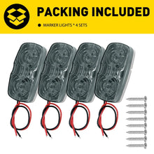 Load image into Gallery viewer, 10PCS LED Amber Red Clearance Light Side Marker Lamp Trailer Truck Caravan UTE