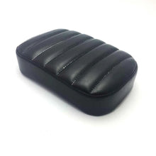 Load image into Gallery viewer, Black Motorcycle Pillion Seat Pad w/ 8 Suction Cups for Harley Chopper